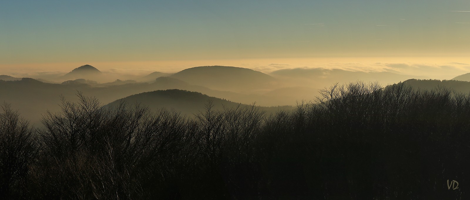 Z vrcholu Jedlové - panorama