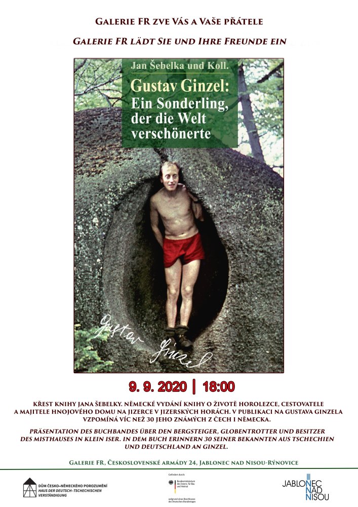Pozvánka Gustav Ginzel - křest knihy Jana Šebelky